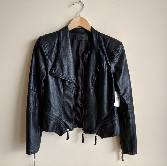 Blank NYC Jackets & Blazers - NWT Small Blank NYC vegan leather Moto jacket